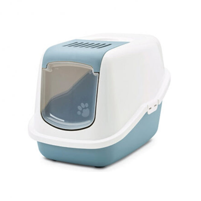 Savic Nestor Katzentoilette Weiß Blau