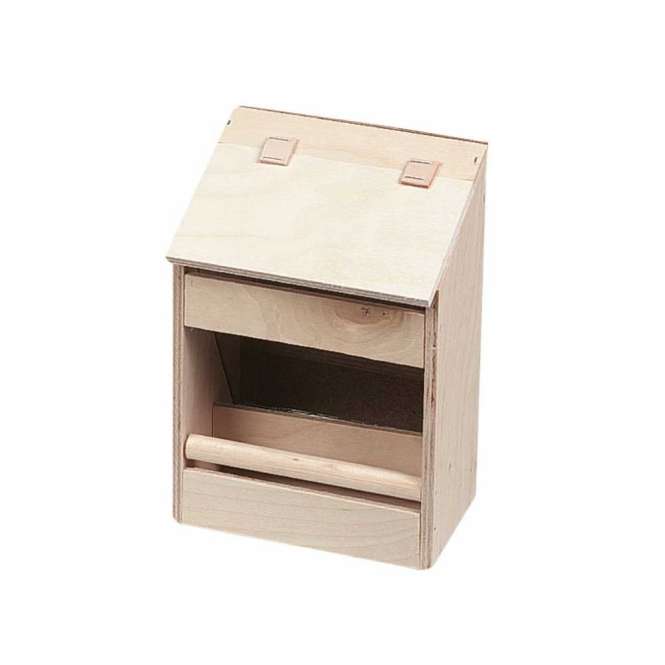 Karlie Flamingo Futterkrippe aus Holz für Vögel