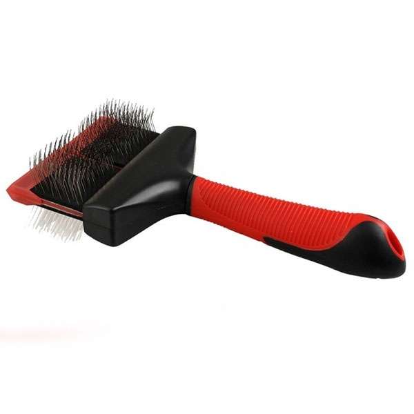 Flamingo Professional Soft - Zupfbürste beidseitig - Breit