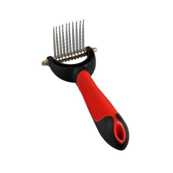 Flamingo Professional Entfilzungsharke mit geraden Klingen