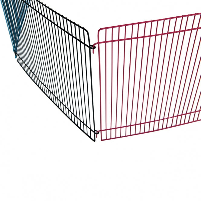 Buntes Freilaufgehege für Kleintiere
