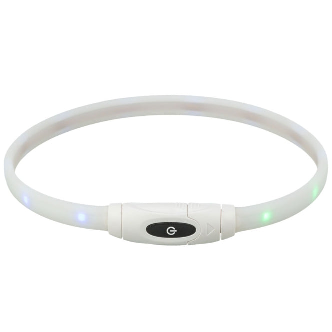 Trixie Flash Leuchtring Multicolor USB – wiederaufladbar