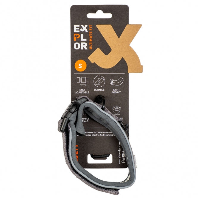 Duvoplus EXPLOR Ultimate Fit Comfy Halsband Safety – Silber reflektierend