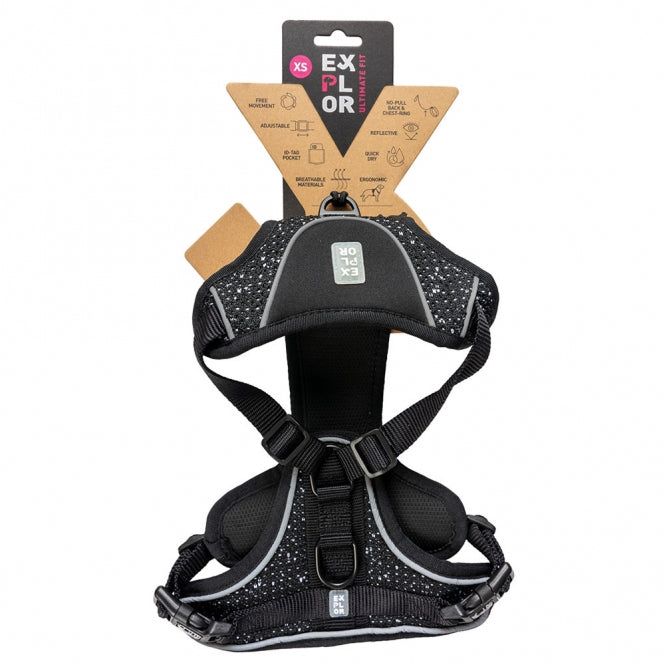 Duvoplus EXPLOR Ultimate Fit No Pull Geschirr – Granitgrau