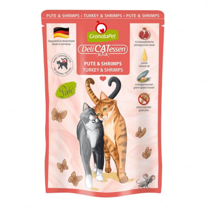 GranataPet Delicatessen Pouch Pute & Shrimps