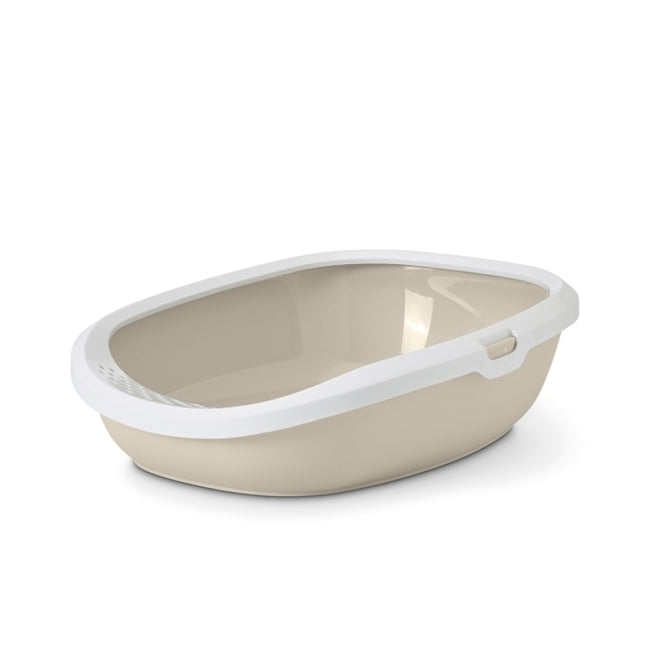 Savic Gizmo Katzentoilette 52 cm Mokka Weiß