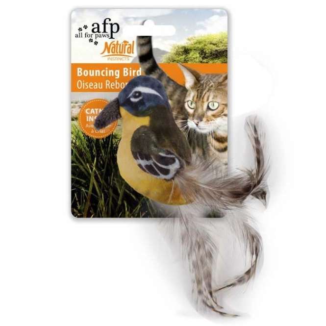 All for Paws Natural Instincts Bouncing Bird Katzenspielzeug