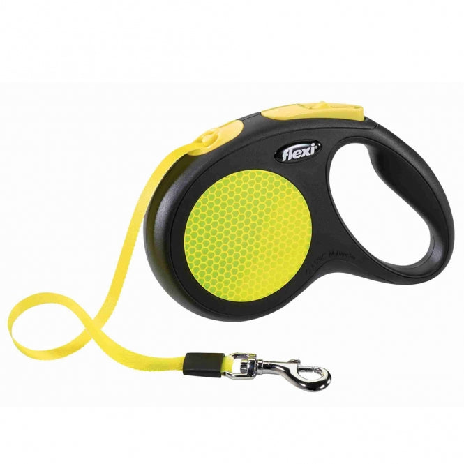 Flexi New Classic Neon Gurt Roll Leine