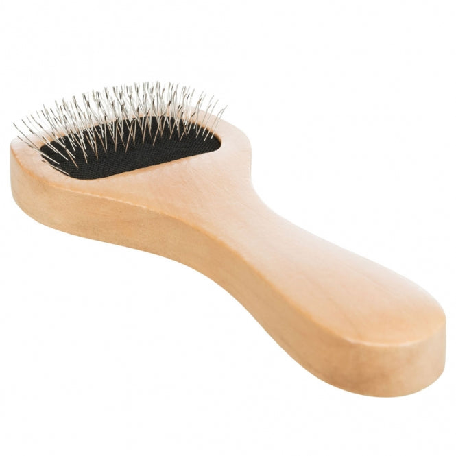 Softbürste für Kleintiere aus Holz