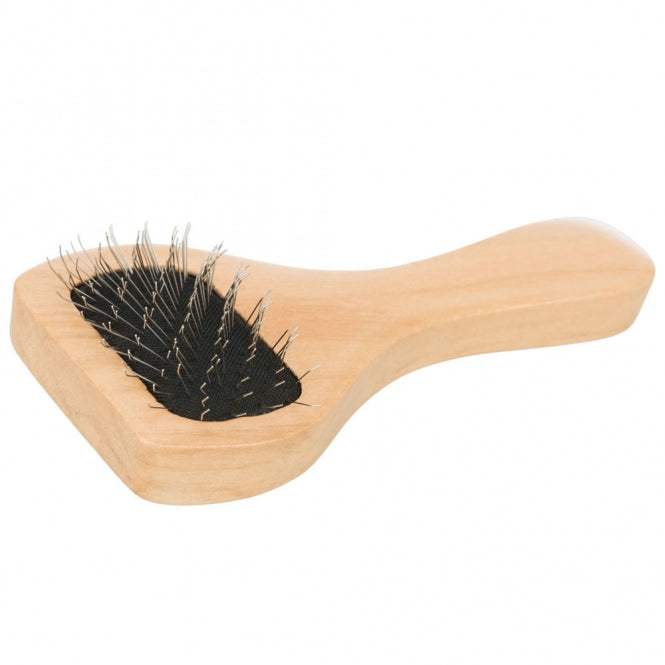 Softbürste für Kleintiere aus Holz