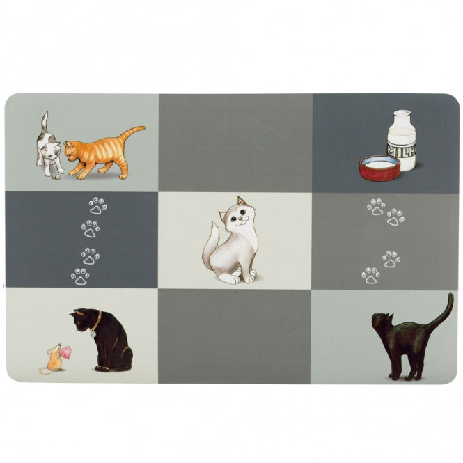 Trixie Napfunterlage Patchwork Cat