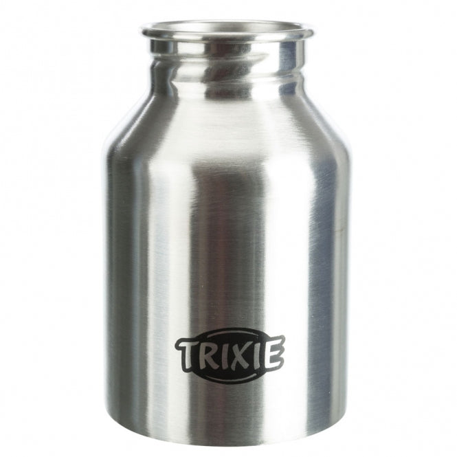 Trixie Edelstahl Flasche mit Trinknapf