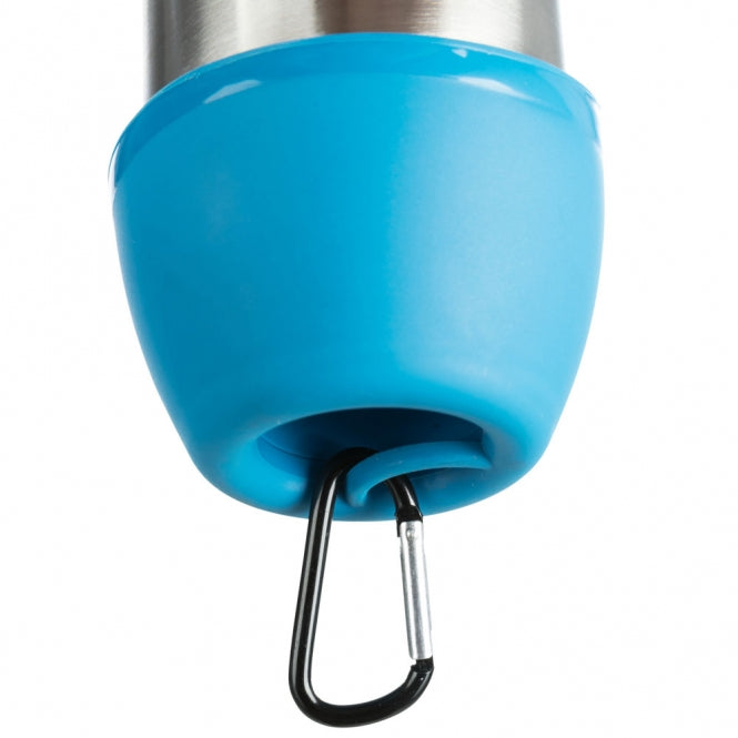 Trixie Edelstahl Flasche mit Trinknapf