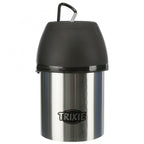 Trixie Edelstahl Flasche mit Trinknapf