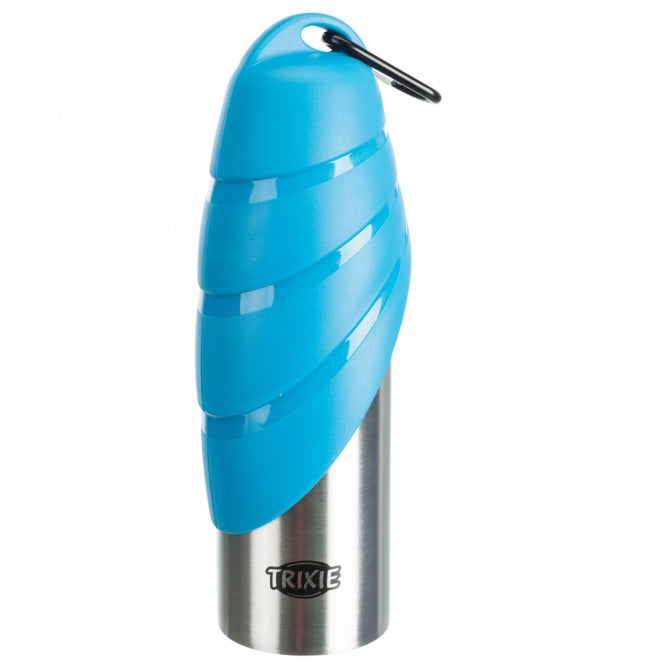 Trixie Edelstahl Flasche mit Trinknapf