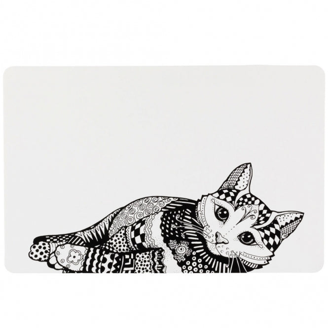 Trixie Napfunterlage Mandala Katze