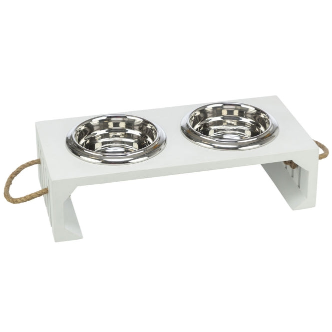 Trixie BE NORDIC Napf – Set aus MDF & Edelstahl
