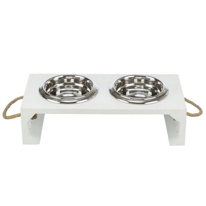 Trixie BE NORDIC Napf – Set aus MDF & Edelstahl