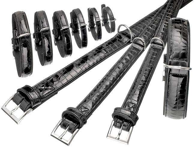 Karlie Buffalo Kroko Büffelleder Halsband
