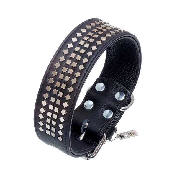 Karlie VINTAGE Halsband mit 4eck Nieten