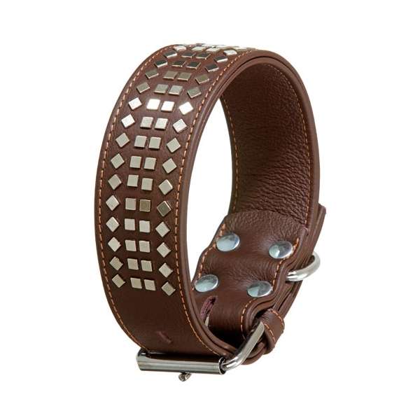 Karlie VINTAGE Halsband mit 4eck Nieten