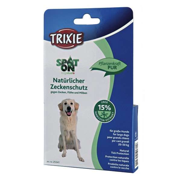 Trixie Spot-On Natürliches Zeckenmittel für große Hunde