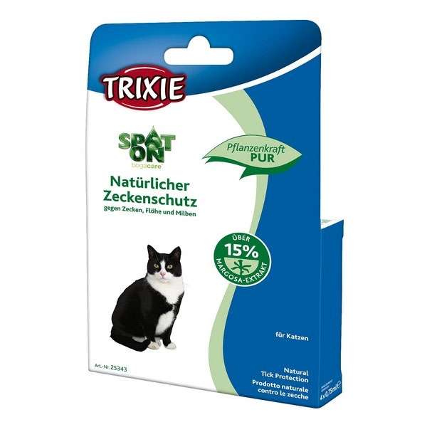 Trixie Spot - On Natürliches Zeckenmittel für Katzen