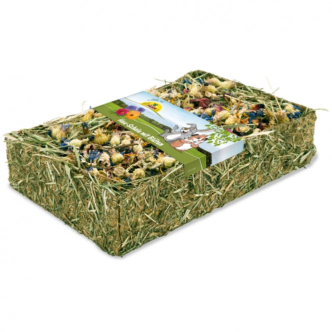 JR Farm Heu - Schale mit Blüten
