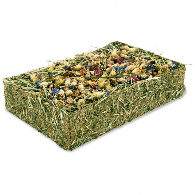JR Farm Heu - Schale mit Blüten