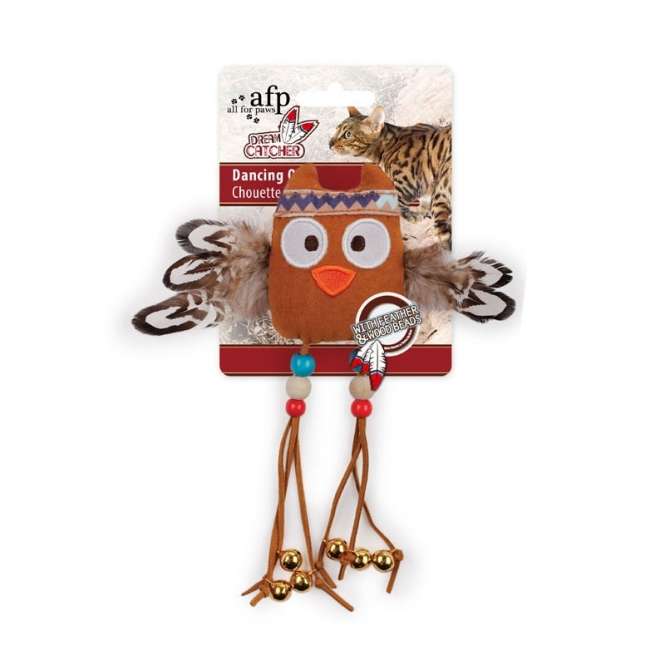 All for Paws Dreams Catcher Dancing Owl Katzenspielzeug
