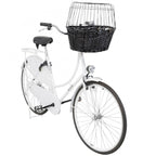 Trixie Fahrradkorb aus Weide mit Gitter