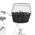 Trixie Fahrradkorb aus Weide mit Gitter