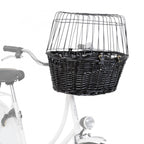 Trixie Fahrradkorb aus Weide mit Gitter