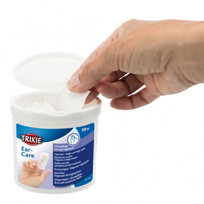 Trixie Ohrenpflege Einweg - Fingerpads