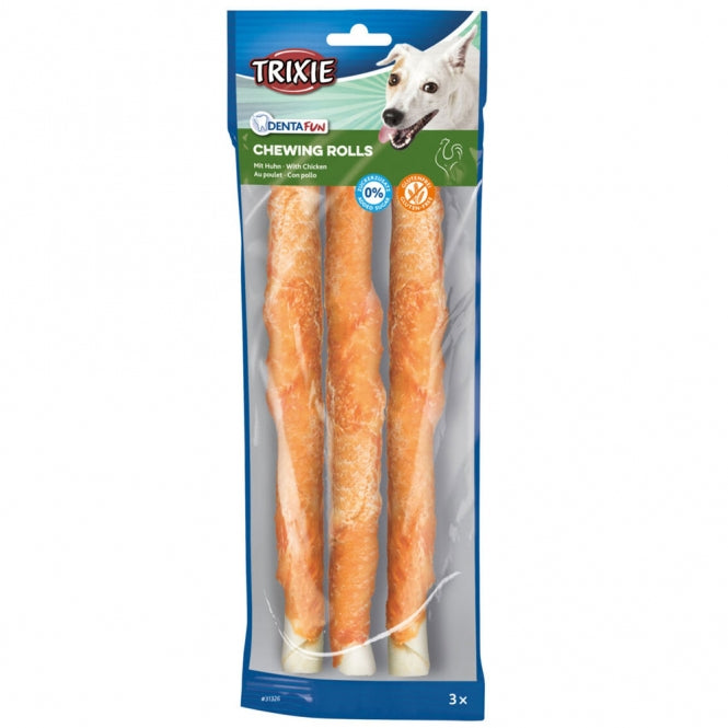 Trixie Denta Fun Chicken Chewing Rolls
