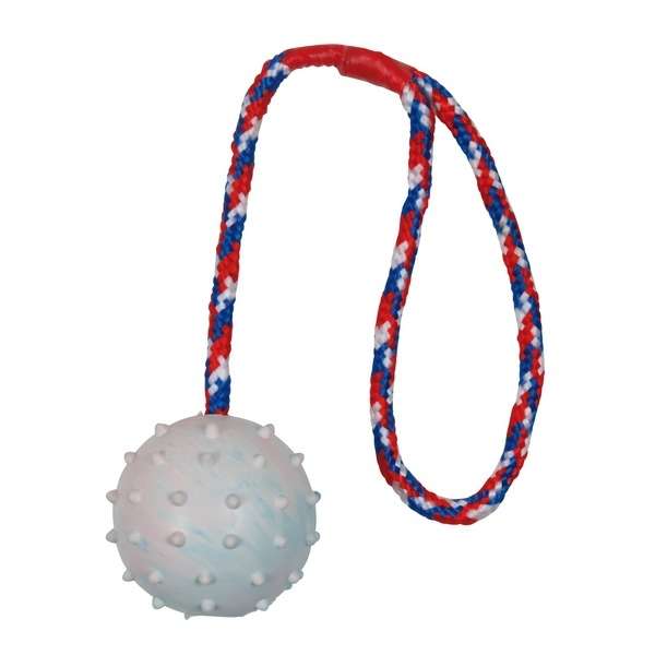 Trixie Naturgummiball am Seil