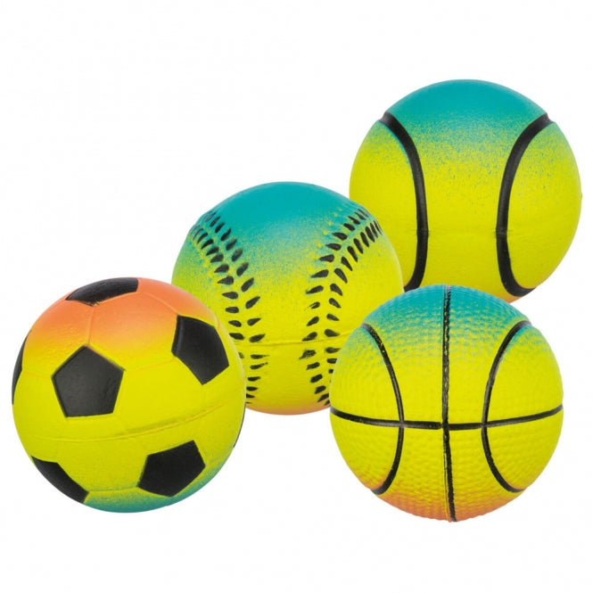 Trixie Neonball aus Moosgummi – schwimmend