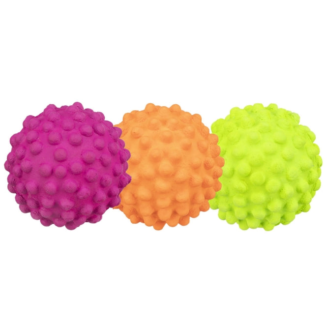 Trixie Neon – Igelball aus Moosgummi