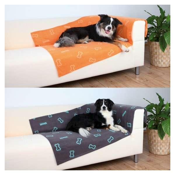 Trixie Fleecedecke Barney Knochenmotiv