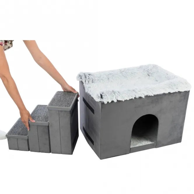Trixie Harvey Schlafhöhle mit praktischem Treppenaufstieg