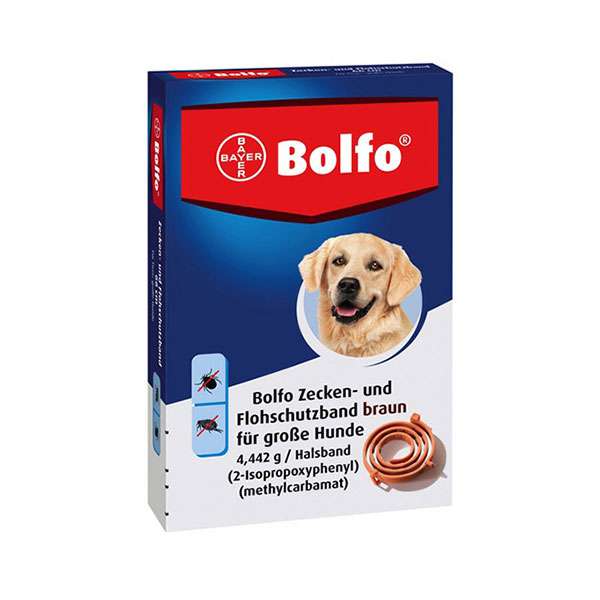 BOLFO Zecken - und Flohschutzband für große Hunde