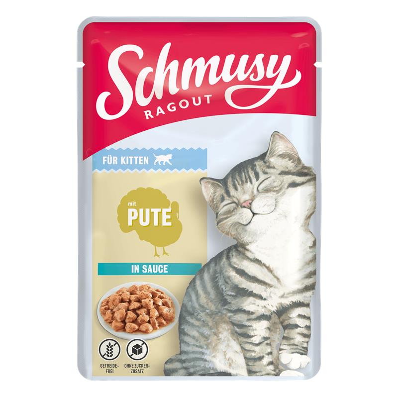 Schmusy Ragout Kitten mit Pute in Sauce