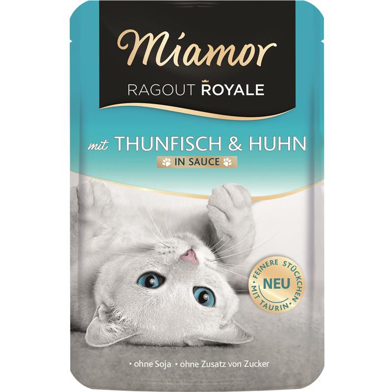 Miamor Ragout Royale in Soße - Thunfisch & Huhn