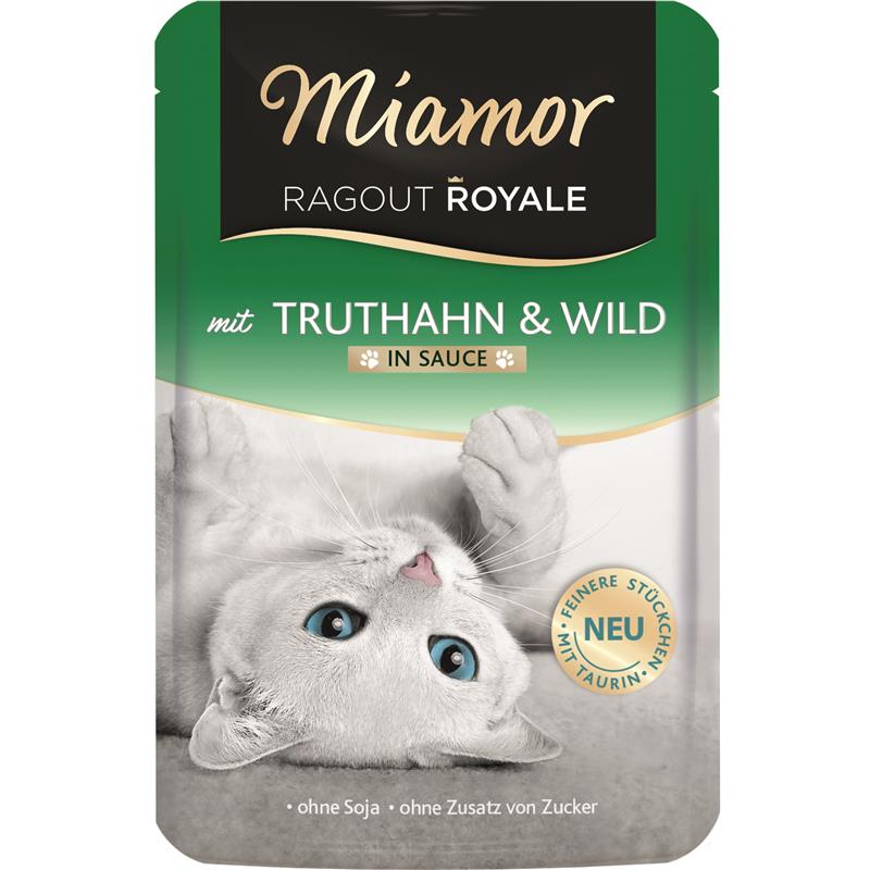 Miamor Ragout Royale in Soße - Truthahn & Wild