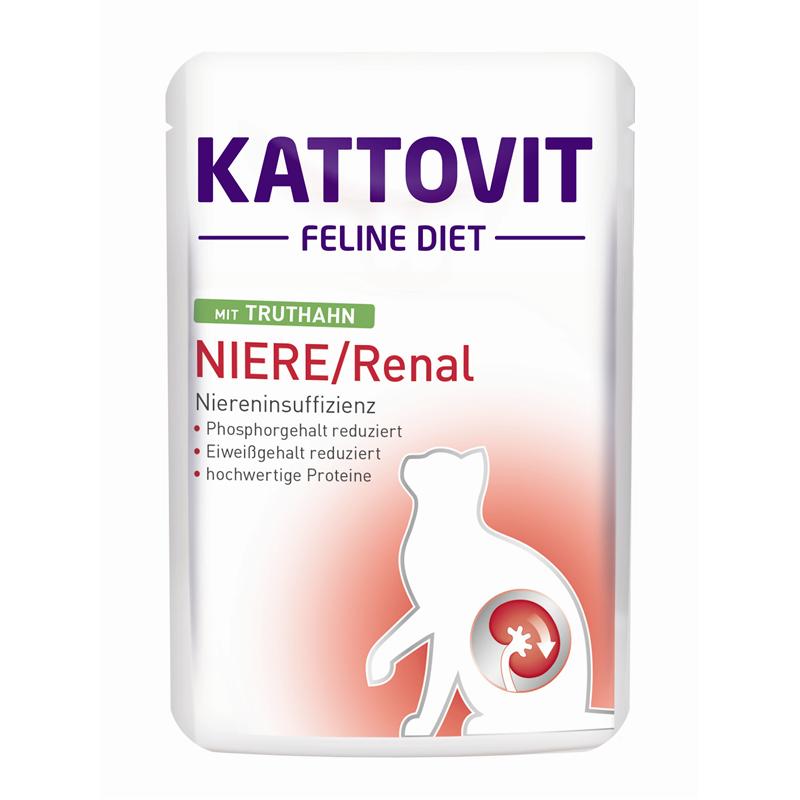 Kattovit Feline Diet Niere / Renal mit Truthahn