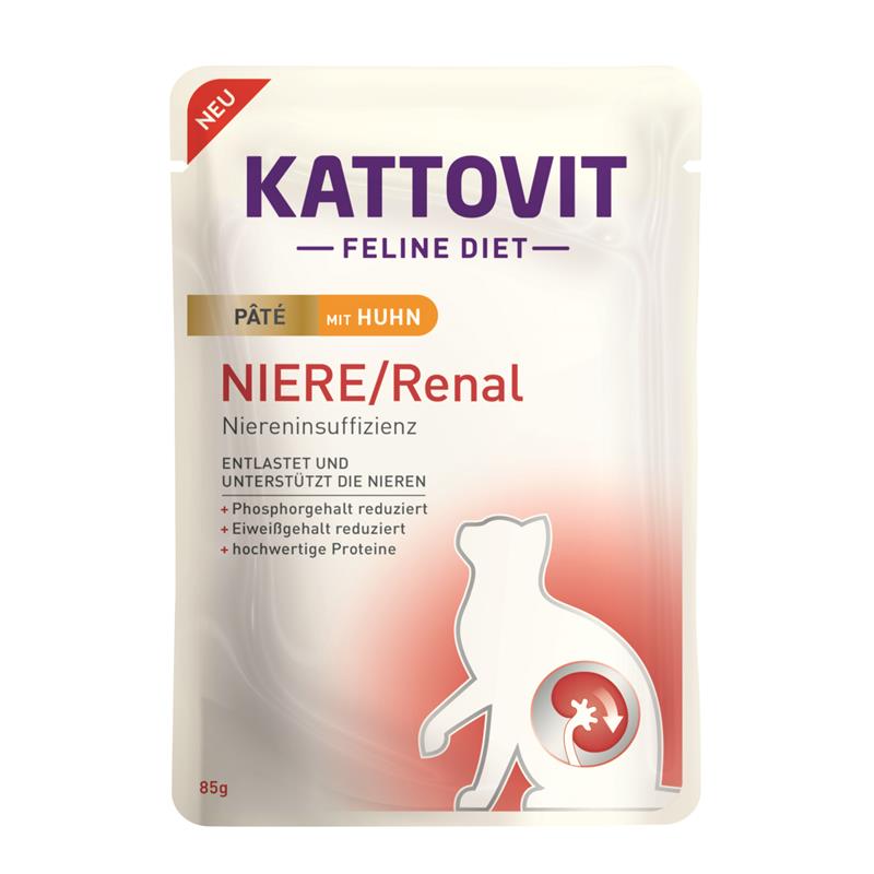 Kattovit PB Feline Niere / Renal Pate mit Huhn