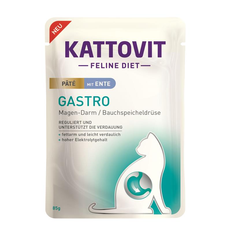 Kattovit PB Feline Gastro Pate mit Ente