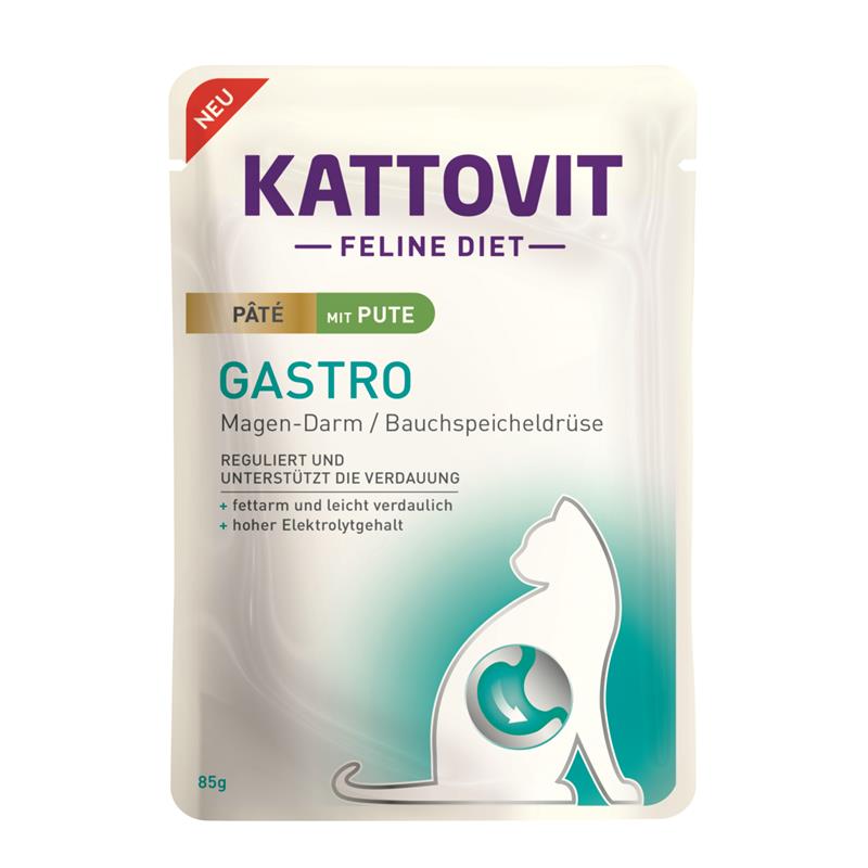 Kattovit PB Feline Gastro Pate mit Pute
