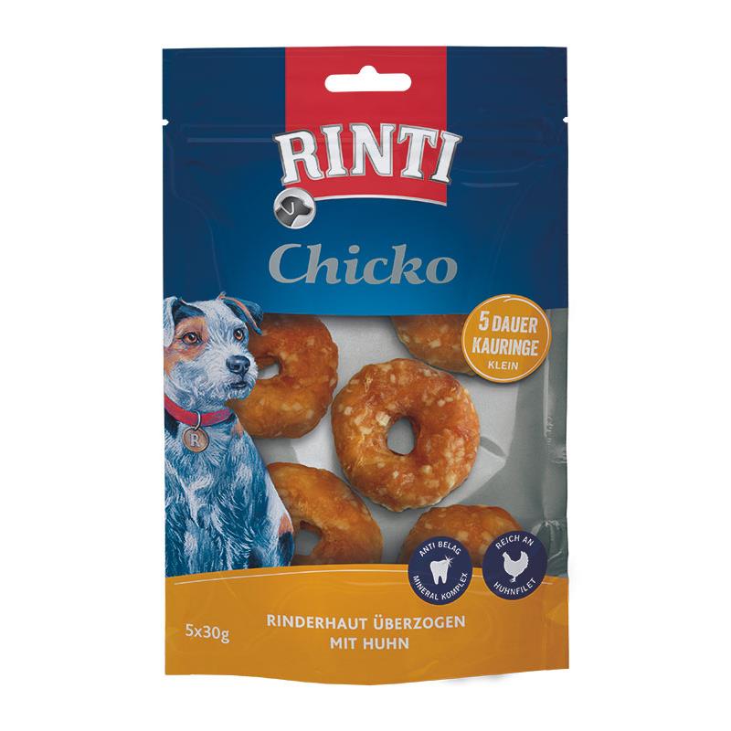 Rinti Chicko Dauer - Kauringe klein mit Huhn