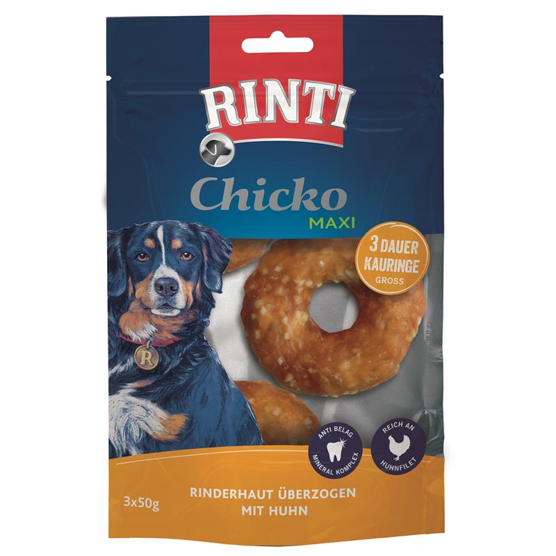 Rinti Chicko Dauer - Kauringe maxi mit Huhn
